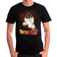Dragon Ball Z - Goku Kamehameha Dragon Black T-Shirt - XXL