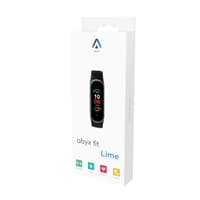 Abyx Fit - Lime - Smart Watch - Black