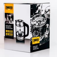 Zanussi - KEZ81 - Tea Kettle - 1.7 L - 2 in 1 Kettle and Teapot - Color Changing (5 colors) - Transparent