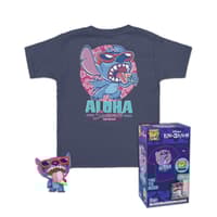 Funko Funko Pocket Pop! & Tee: Disney - Summer Stitch - Kids L disney lilo, and, stitch Figures & Replica's T-Shirt