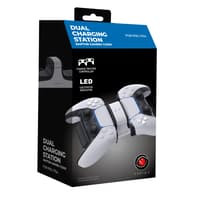 Raptor Gaming - Dual Charger White for PS5 DualSense Controllers