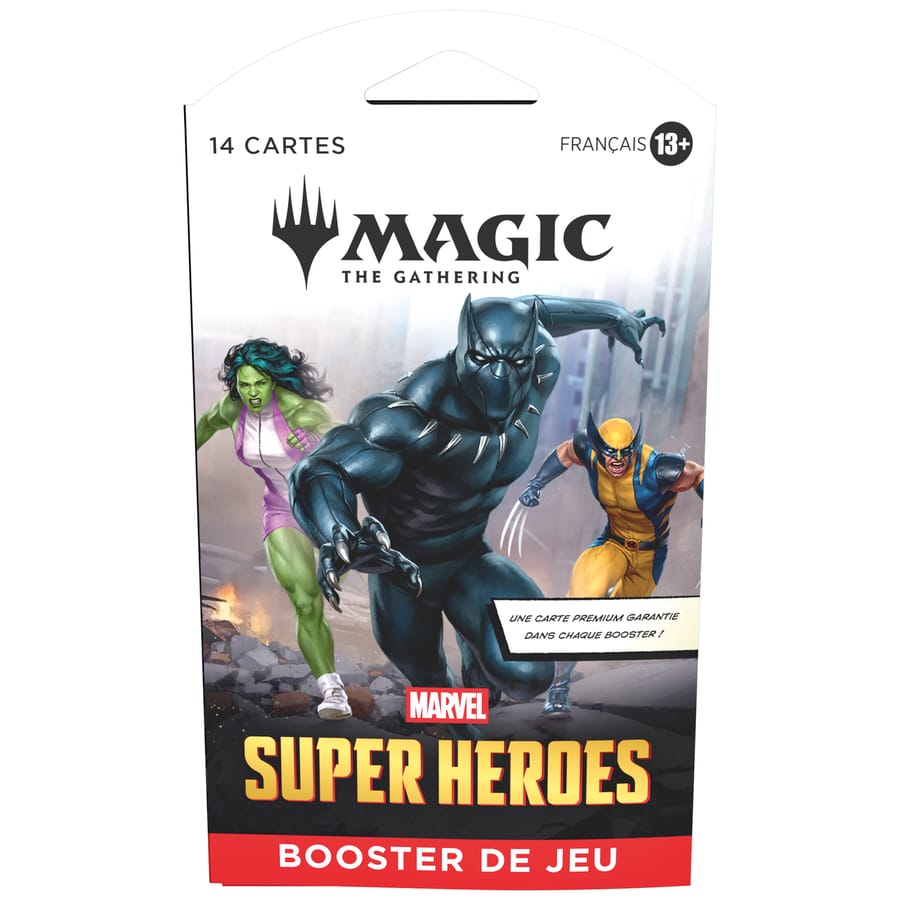 Magic: The Gathering - Booster de jeu Marvel Super Heroes (Blister cartonné) - FR