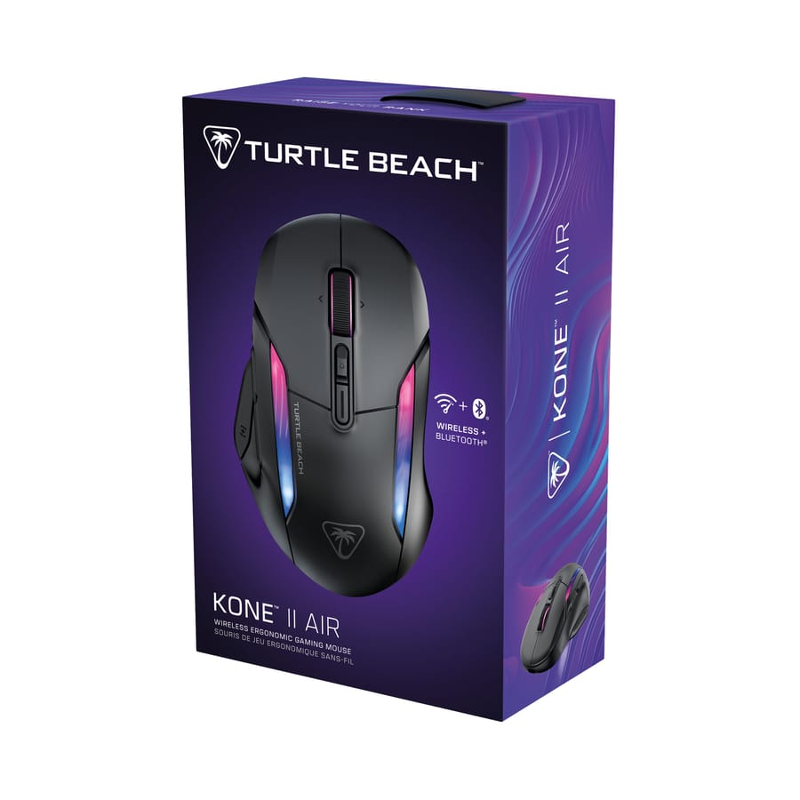 Turtle Beach - Kone II Air Wireless Ergonomic Gaming Mouse Black