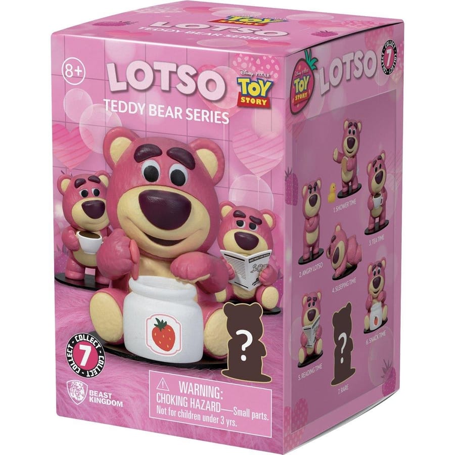 YuMe Hero Box Teddy Bear Series - Toy Story Lots-o'-Huggin' Bear Mini Figure display (12 units) - 2 PDQs