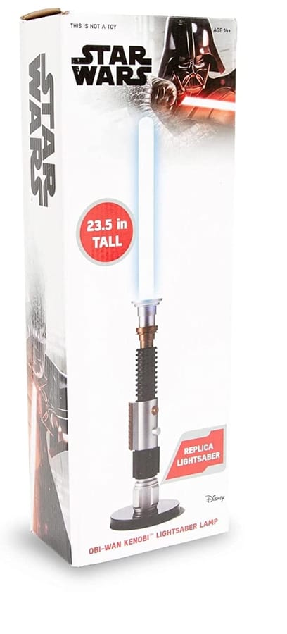 UKONIC - Star Wars - Obi-Wan Kenobi Blue Lightsaber Desk Light Up LED - 60cm