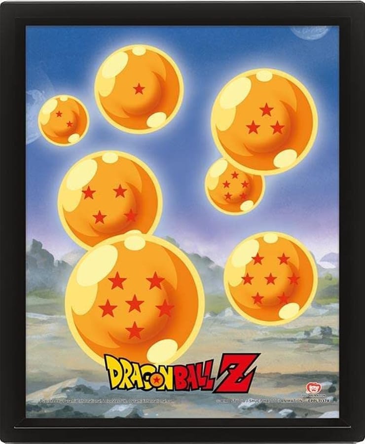 Dragon Ball Z -  Affiche lenticulaire 3D Shenron déchaîné 28,7 x 23,5cm