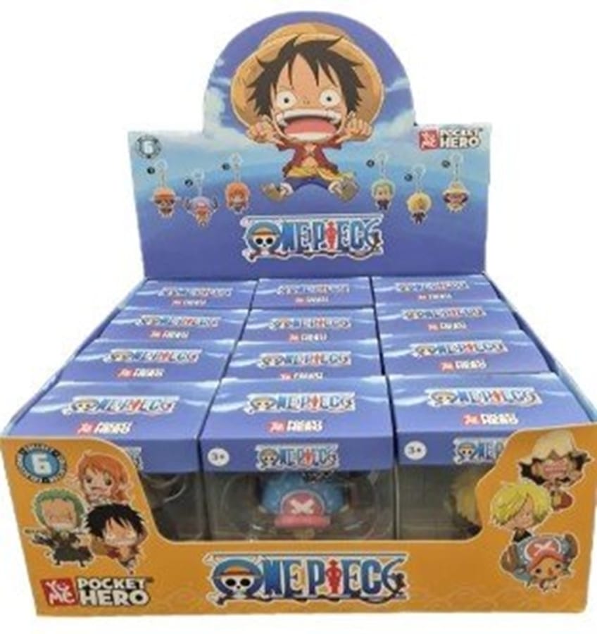 YuMe One Piece Pocket Hero Series 2 - keychain display (12 units)