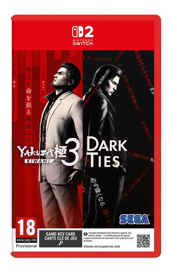 Yakuza Kiwami 3 & Dark Ties - Game-key Card - Version Nintendo Switch 2