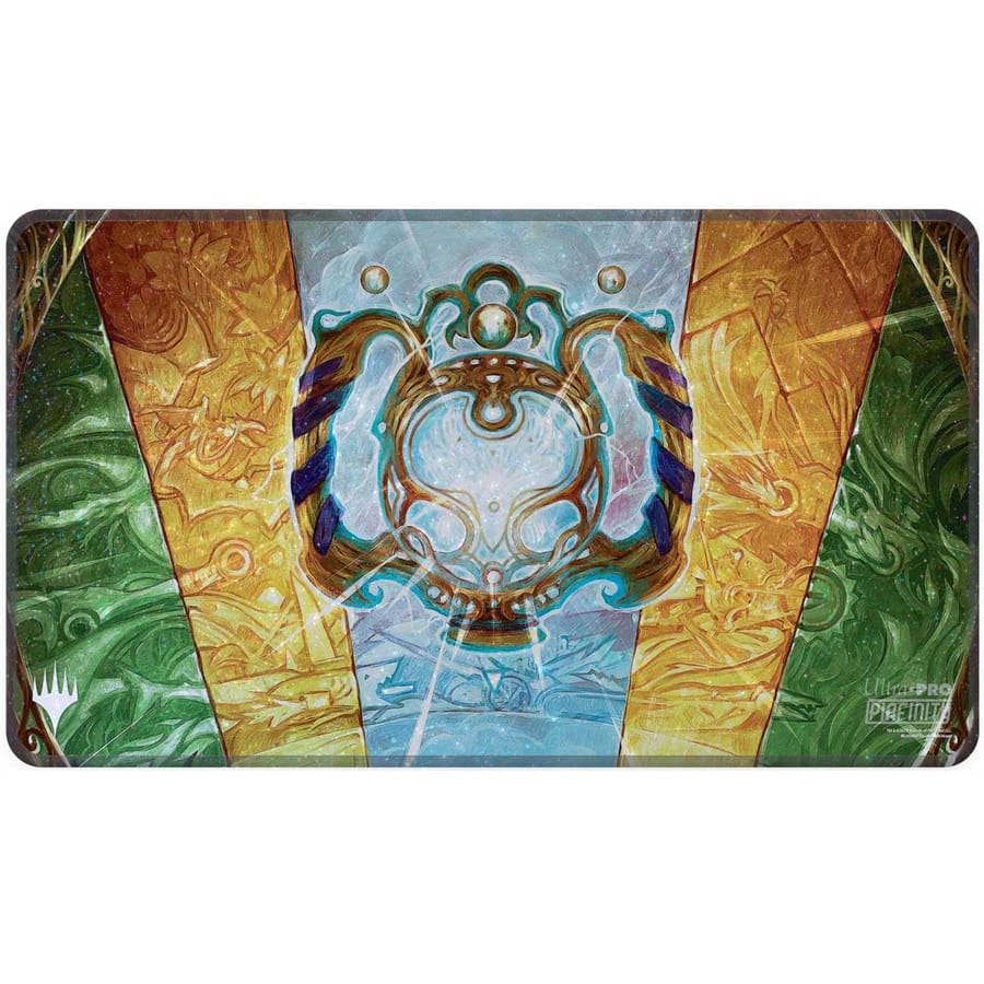 Ultra Pro - Magic: The Gathering - Aetherdrift - Geserialiseerde Kaart: The Aetherspark Holofoil Speelmat - UK