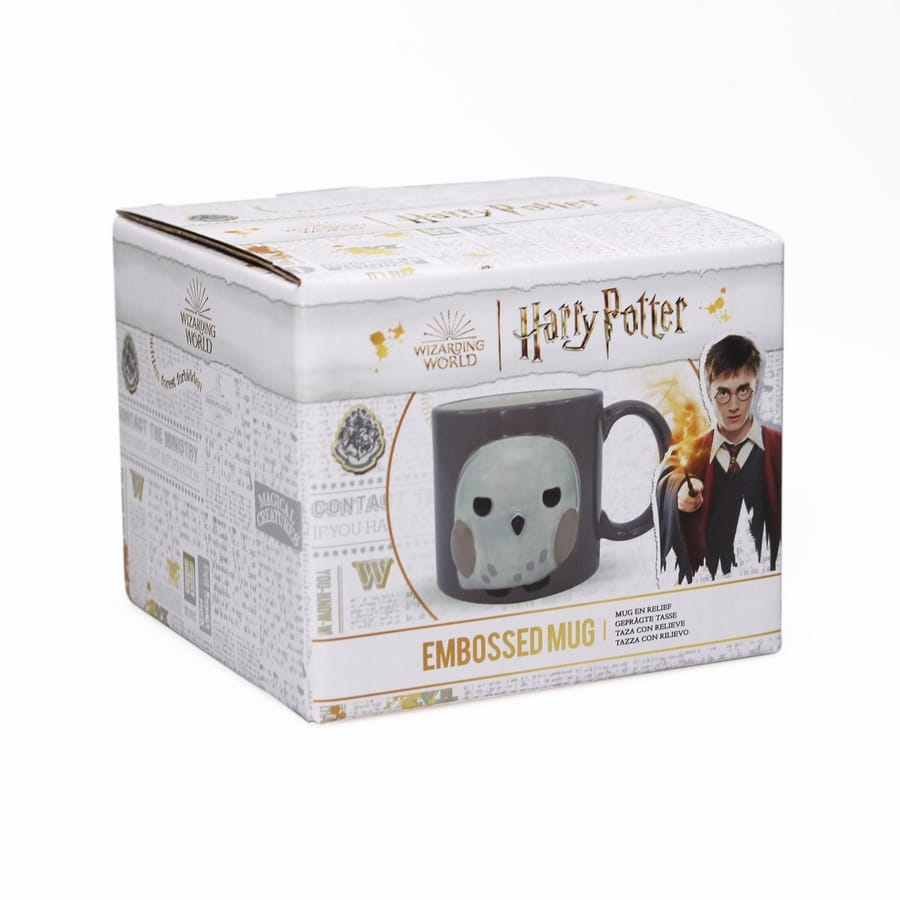 Harry Potter - Kawaii Hedwig präglad mugg 350 ml