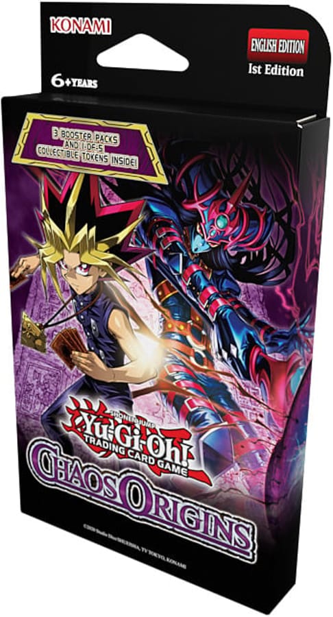 Yu-Gi-Oh! TCG - Chaos Origins Booster 3-Pack (Cardboard Tuckbox) - Only for large retail - UK