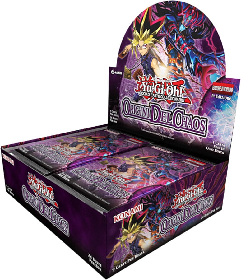 Yu-Gi-Oh! GCC - Box di Confezione di busta Origini del Chaos (24 Buste) - IT