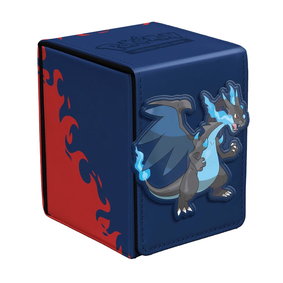 Ultra Pro - Pokémon TCG - Mega Charizard X Premium Alcove Flip Deck Box