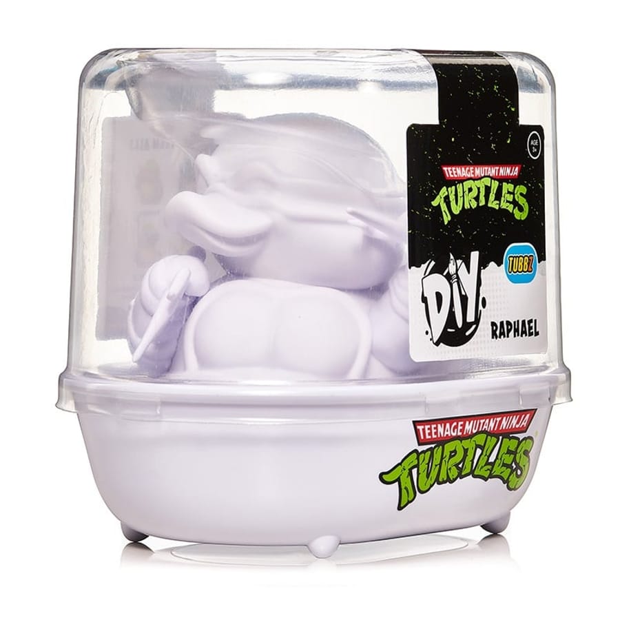 Numskull - TUBBZ Bath Duck - Teenage Mutant Ninja Turtles - Raphael (DIY Edition) - 9cm