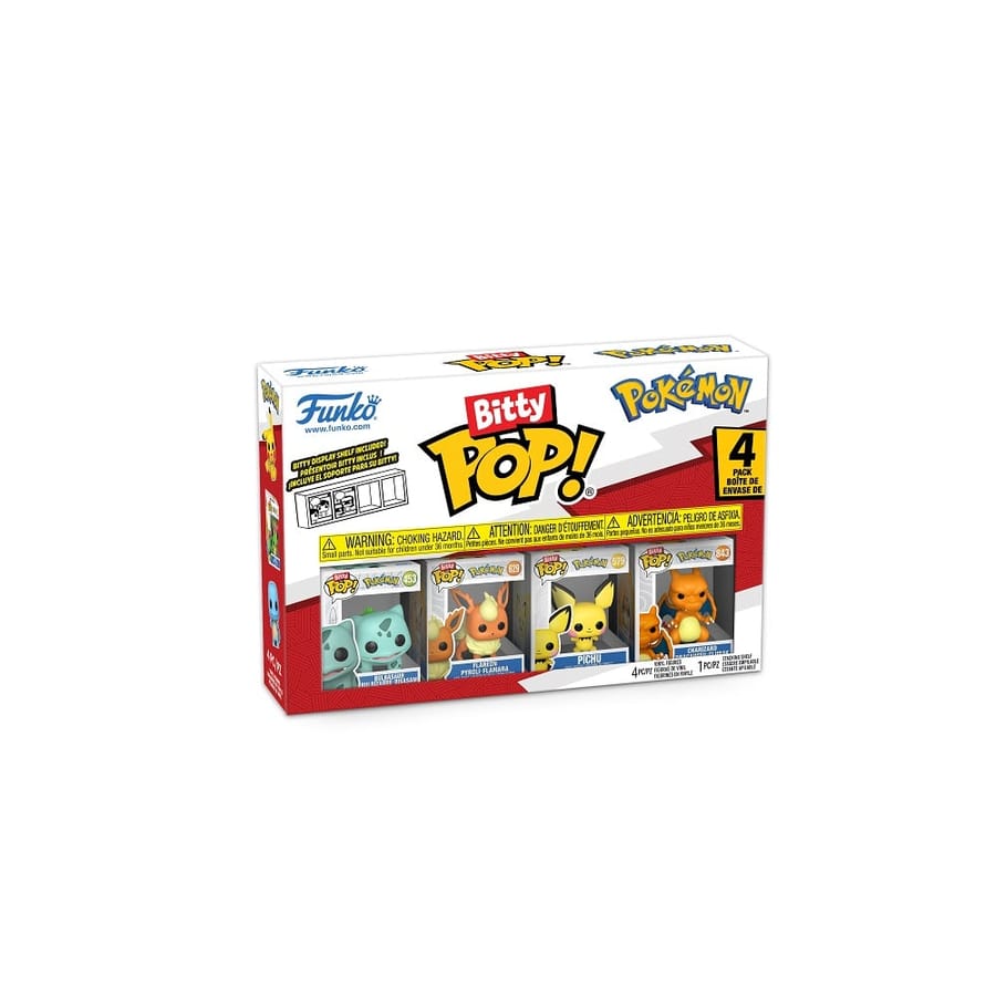Funko Bitty Pop! 4-Pack: Pokémon - Bulbasaur
