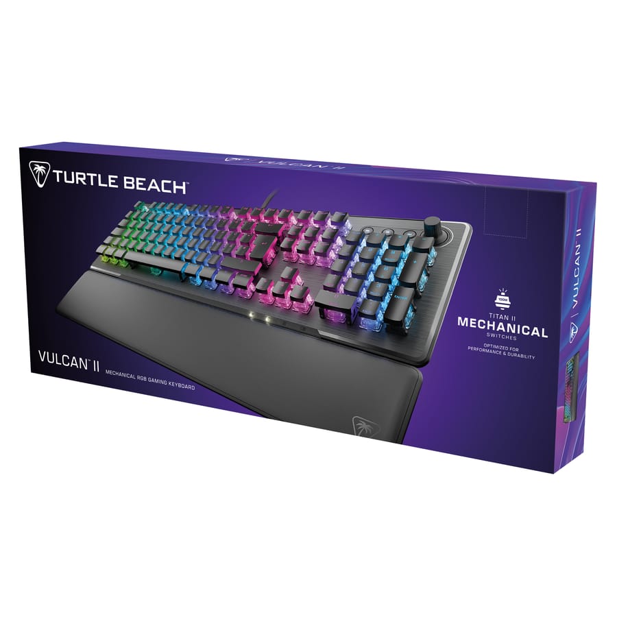 Turtle Beach - Vulcan II Teclado Mecánico para Juegos RGB con Cable Negro - Azerty FR Layout