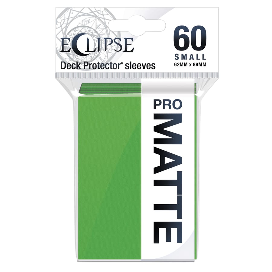Ultra Pro - Eclipse Matte Sachet de 60 protèges cartes petit format Vert Citron (62 x 89 mm)