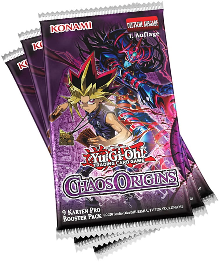 Yu-Gi-Oh! TCG - Chaos Origins Booster 3-Pack (Karton-Tuckbox) - Nur für den Großhandel - DE