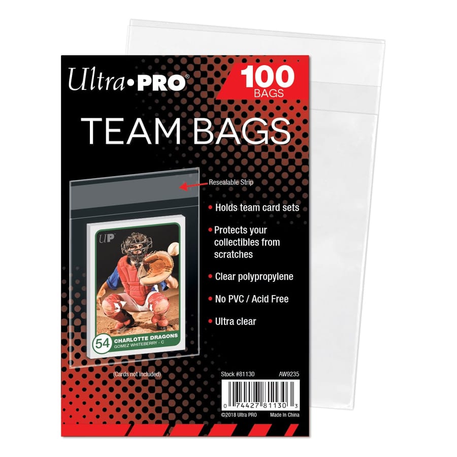Ultra Pro - 100 wiederverschließbare Taschen für Karten (85 x 98 mm)