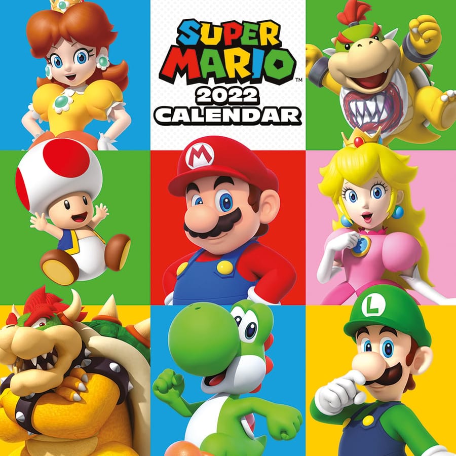 Nintendo - Super Mario 2022 Calendar