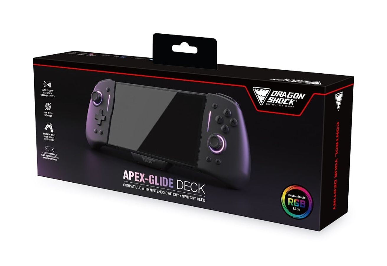 DragonShock - Apex-Glide Deck - Support Manette pour Nintendo Switch et Switch OLED