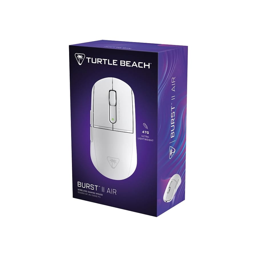 Turtle Beach - Burst II AIR Lightweight Optical Wireless Gaming Mouse White