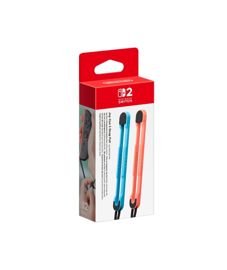 Coppia di cinturini Joy-Con 2 Azzurro/Rosso Chiaro