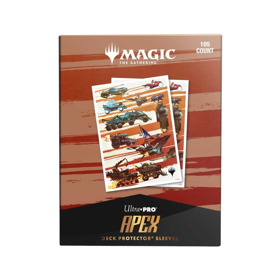 Ultra Pro - Magic: The Gathering - Aetherdrift - Finish Line Bundle Key Art 105ct Apex Deck Protector Sleeves - UK