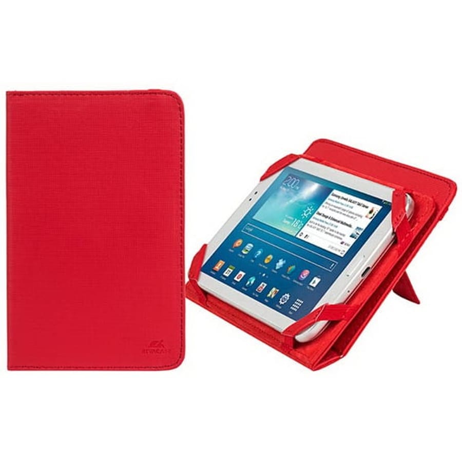 RivaCase 3202 Etui pliant avec support béquille pour tablettes 7" Rouge