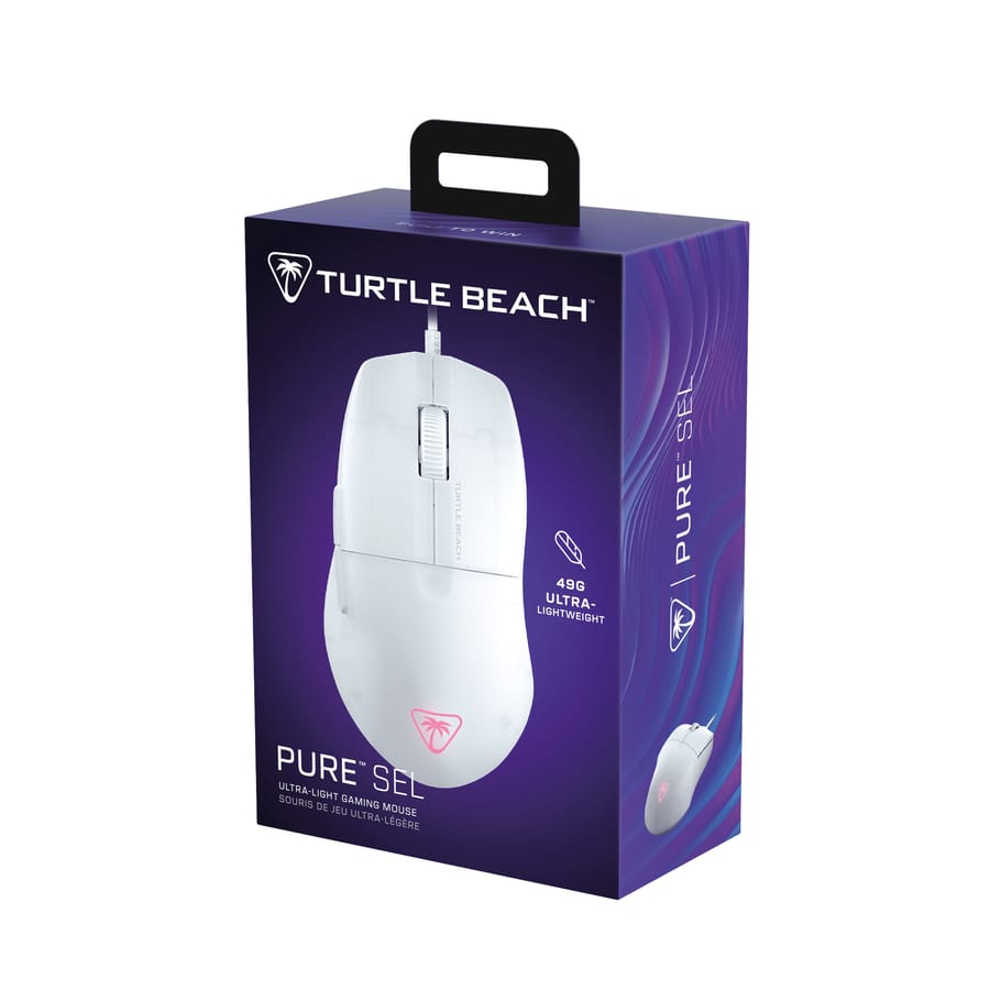 Turtle Beach - Pure SEL Lightweight Optical Wired Gaming Mouse RGB White