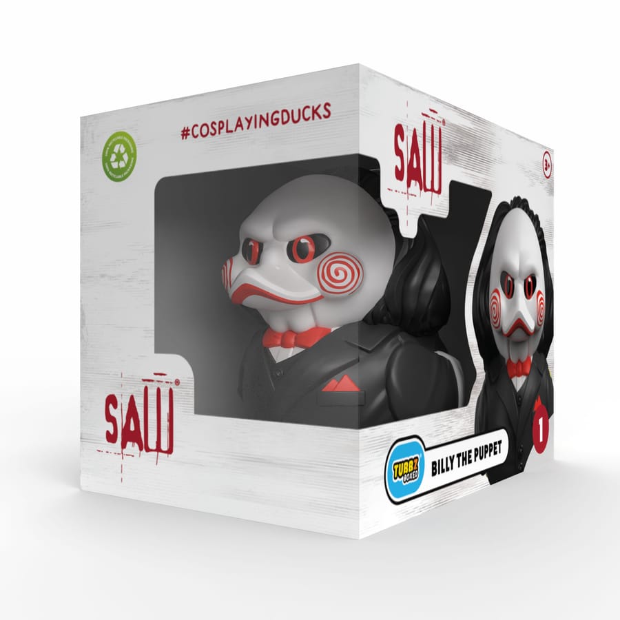 Numskull - Best of TUBBZ Boîte Canard de bain - Saw - Billy The Puppet - 9cm