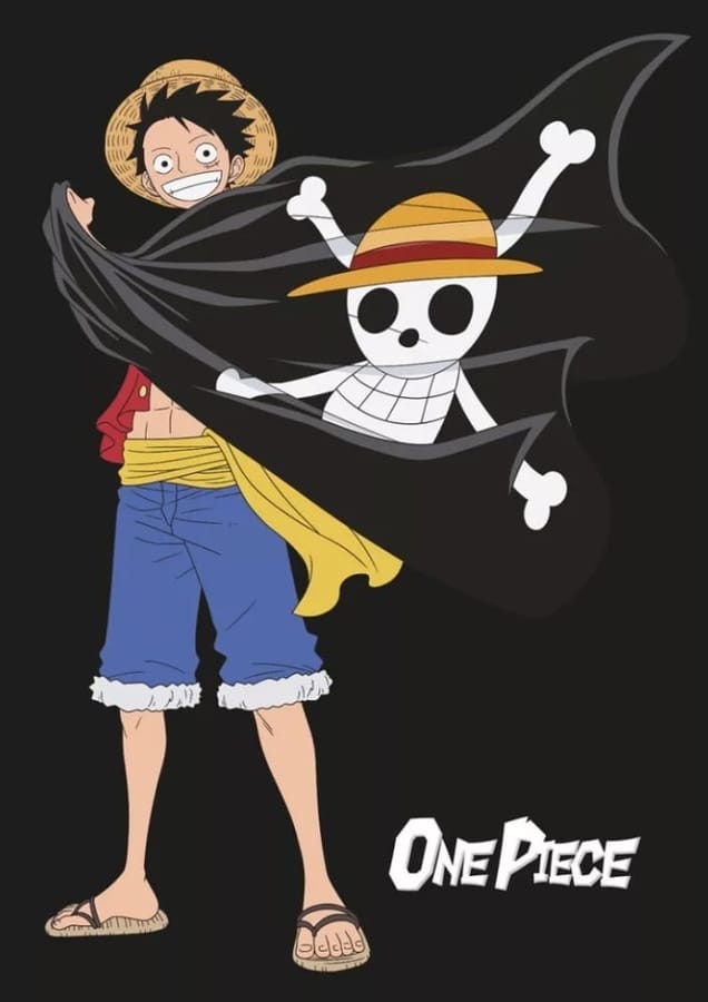 One Piece - Manta polar Skull Flag (100x140cm)
