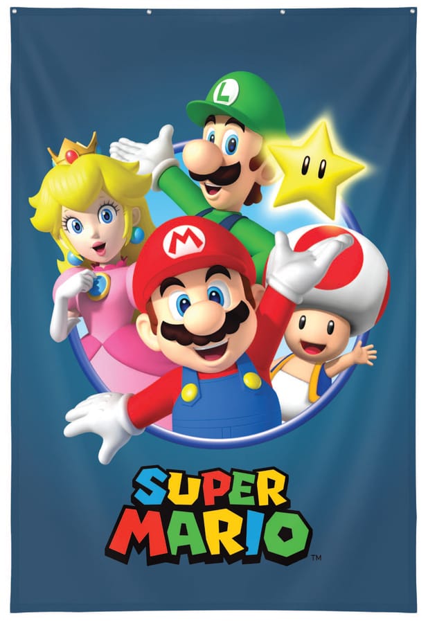 Nintendo - Super Mario Fabric Poster 125x85cm