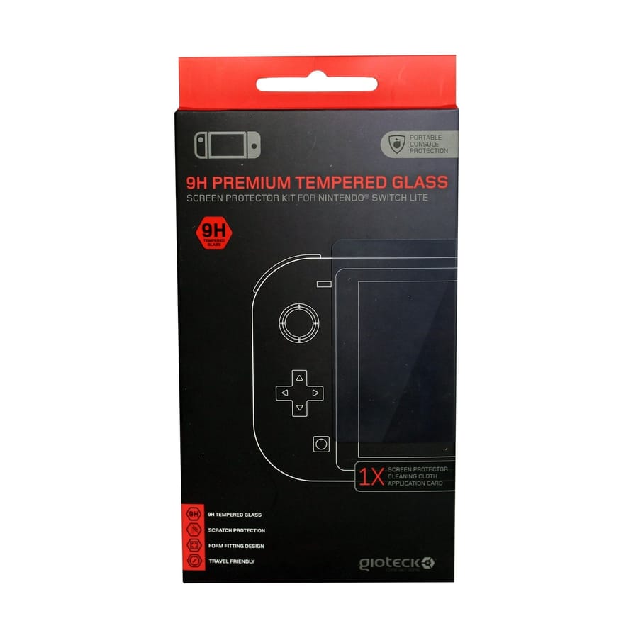 Gioteck 9H - Tempered Glass Screen Protector for Switch Lite