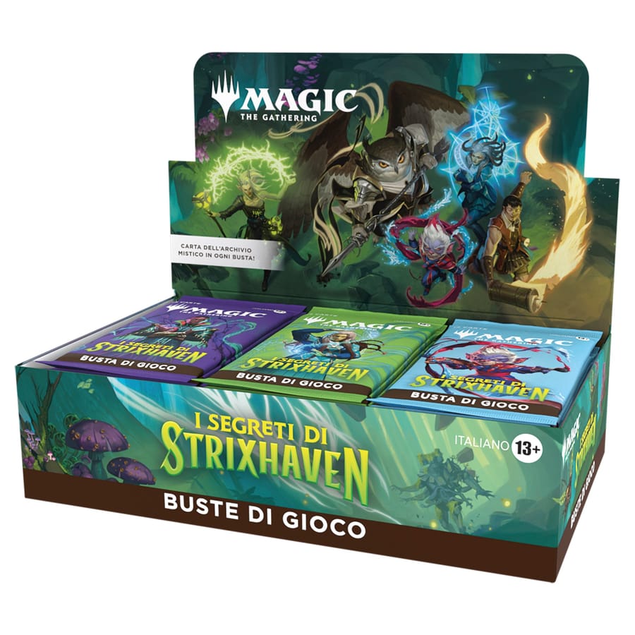 Magic: The Gathering - Esposizione di Buste di Gioco I Segreti di Strixhaven (30 Buste) - IT