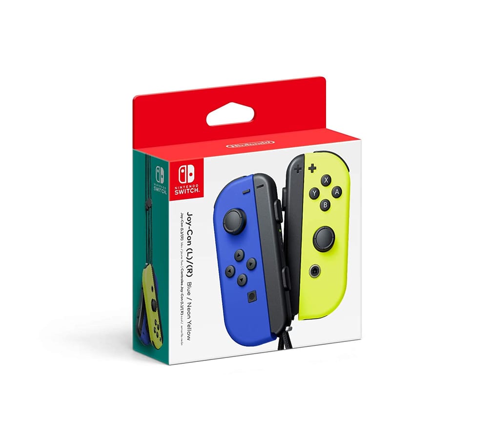 Nintendo Switch Joy-Con-par Neonblå &amp; Neongul