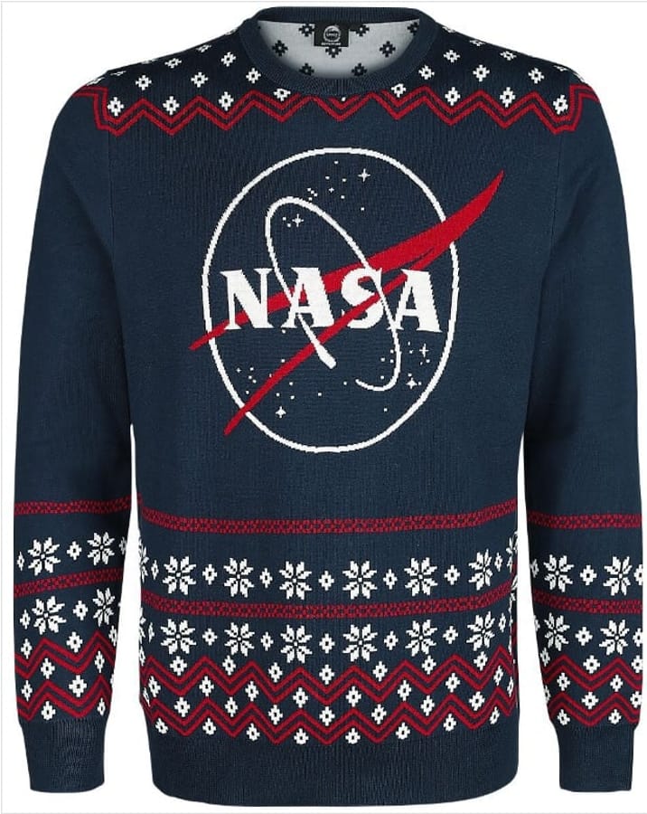 Nasa - Pull de Noël avec logo XXL