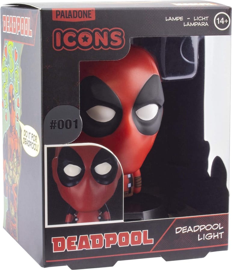 Deadpool - Icon Lamp - Tafellamp - Nachtlamp