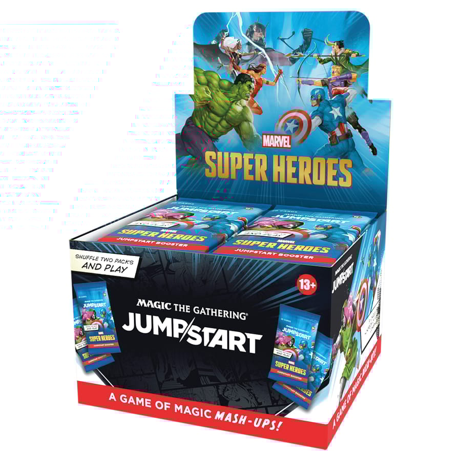 Magic: The Gathering - Marvel Super Heroes Jumpstart Booster Box (24 Boosters) - UK