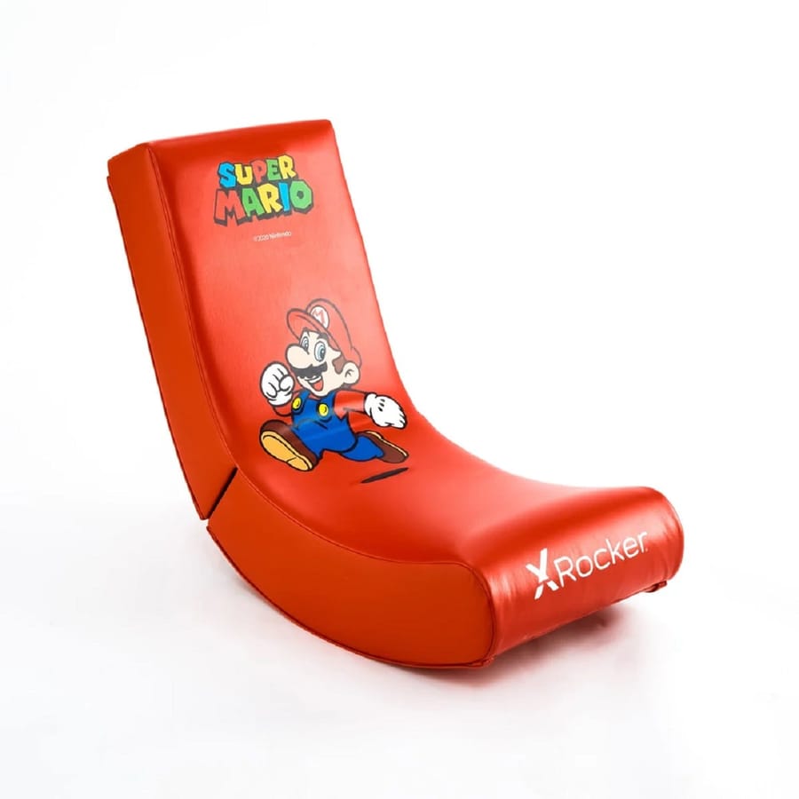 X-Rocker - Official Super Mario Video Rocker Gaming Chair Mario Joy Edition - for children 6-12 years old