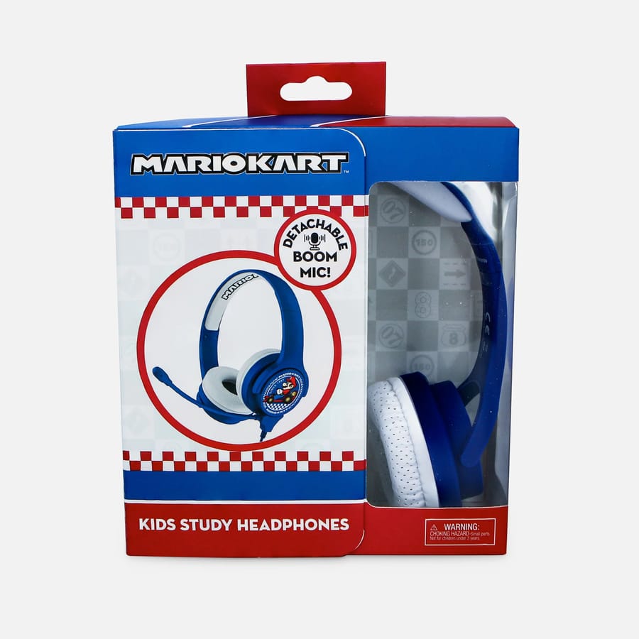 Super Mario - Mario Kart Interactieve hoofdtelefoon met microfoon voor kinderen