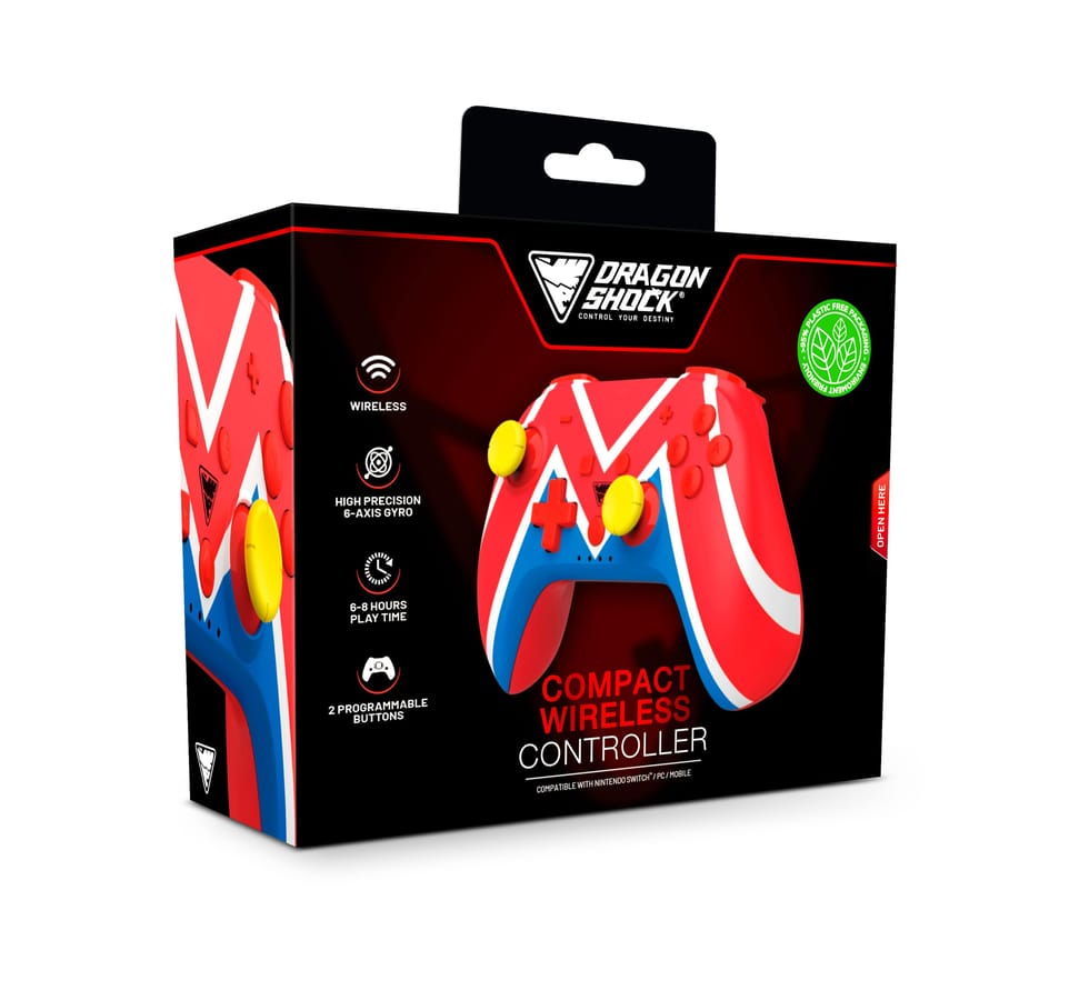 DragonShock - PopTop M Universe - Compact Bluetooth Wireless Controller for Nintendo Switch - Switch OLED - PC - Android