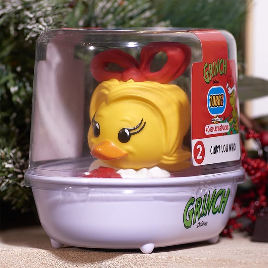 Numskull - TUBBZ Canard de bain - Le Grinch - Cindy Lou Who - 9cm