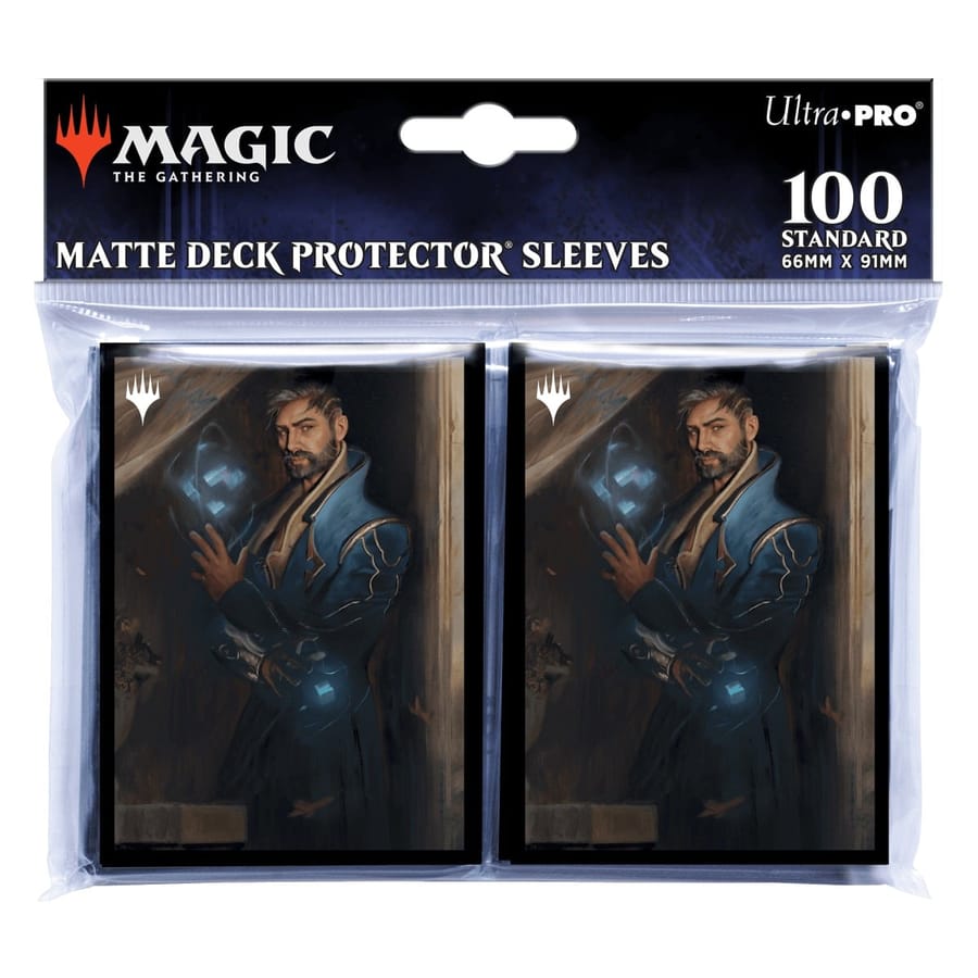 Ultra Pro - Magic - The Gathering - Murders at Karlov Manor - 100 Standard Sized Card Sleeves Pack - Alquist Proft, Master Hound (63 x 89 mm)