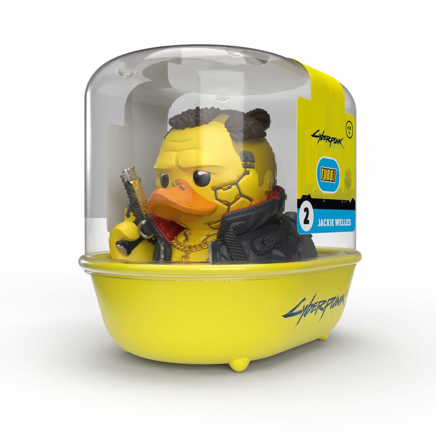 Numskull - TUBBZ Bath Duck - Cyberpunk 2077 - Jackie Welles (First Edition) - 9cm
