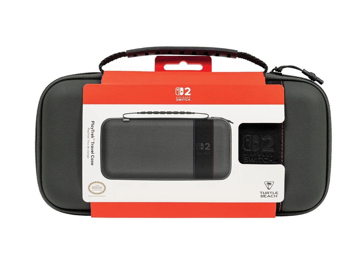 Turtle Beach - PlayTrek Travel Case Charcoal Black for Nintendo Switch, Switch OLED Model & Switch 2