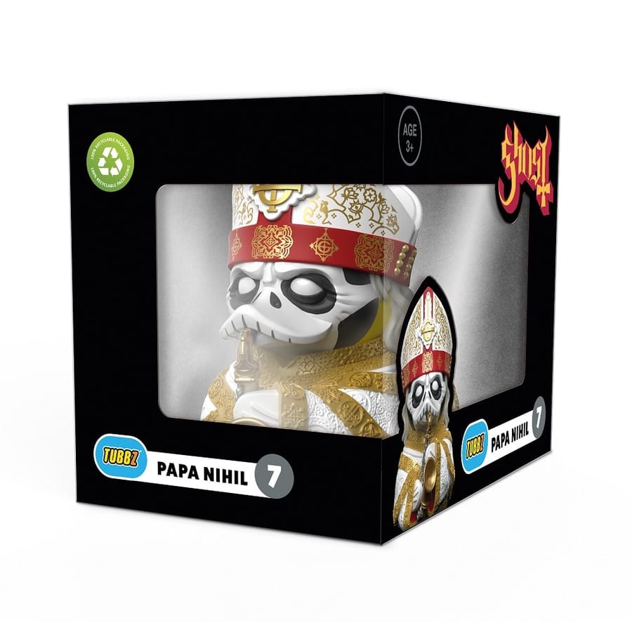 Numskull - Best of TUBBZ Papera da bagno in scatola - Ghost - Papa Nihil - 9cm