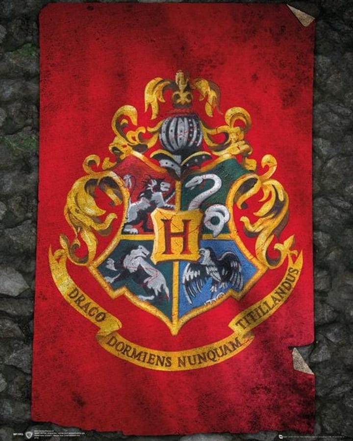 Harry Potter - Mini Poster Hogwart's Flag