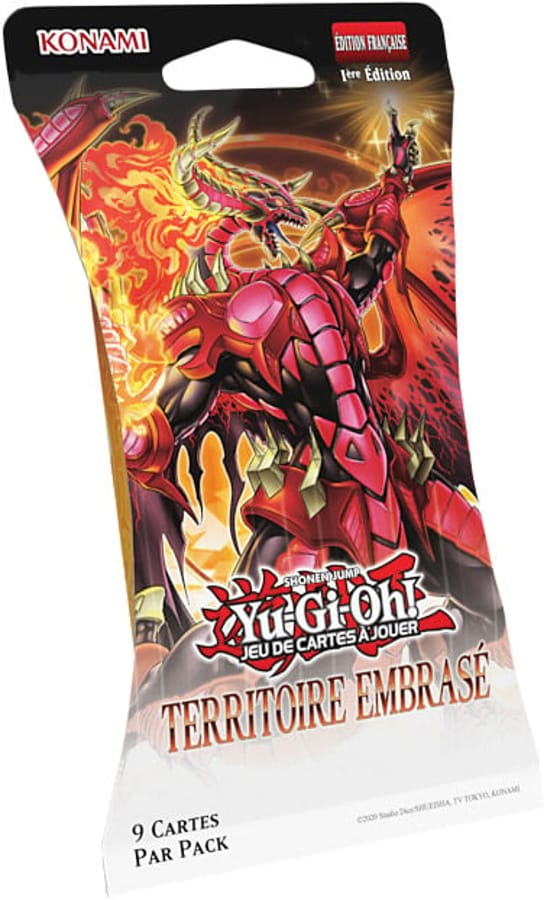 Yu-Gi-Oh! JCC - Pack de Booster Territoire Embrasé (Blister cartonné) - FR