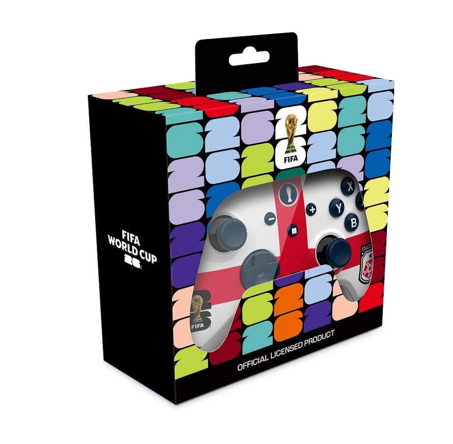 FIFA WorldCup 26 - AURORA+ Manette sans fil Angleterre pour Switch, Switch 2, PC, Android et IOS
